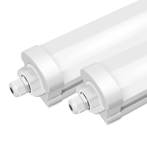 Led feuchtraumleuchte 2m - 2x,